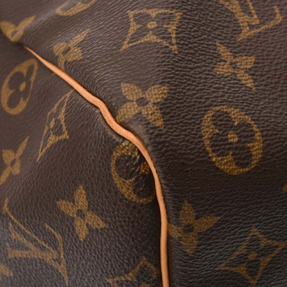LOUIS VUITTON Brown Monogram Canvas Keepall 60 Boston Bag - Picture 8 of 11